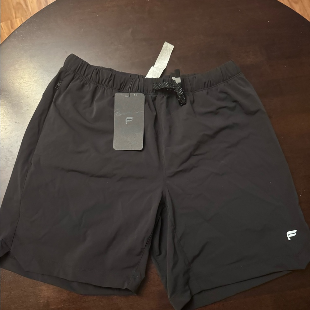 Men's Black Performance Shorts